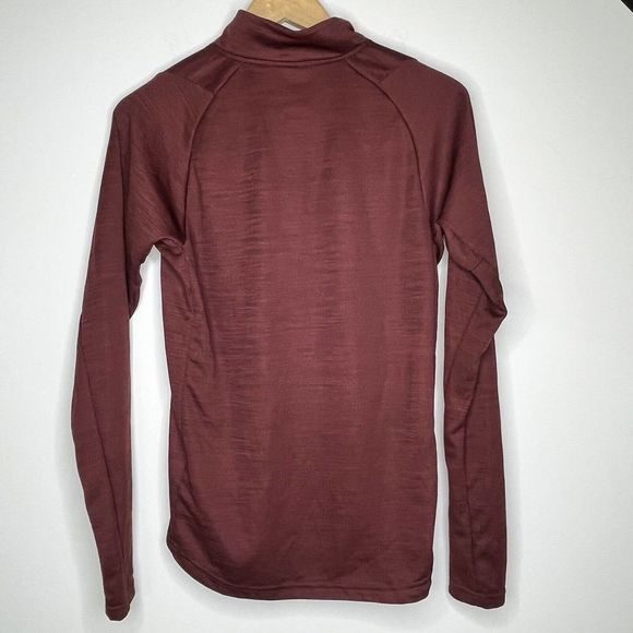 NWT Adidas Men's Climalite 1/4 Zip Pullover Red Activewear Jacket Size S $45 - Picture 3 of 11